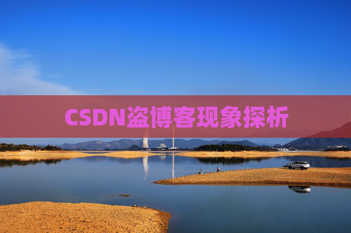 CSDN盗博客现象探析 CSDN盗博客现象探析